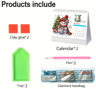 Diamond Painting Jahreskalender 2026